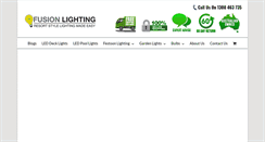 Desktop Screenshot of fusionlighting.com.au